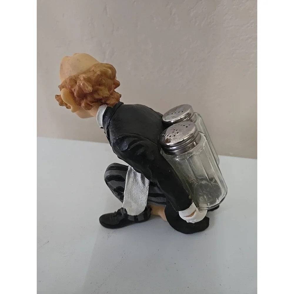 Vtg James The Butler Wine Bottle‎ S/P  Spirits Bottle Holder/Stand 1990 Decor